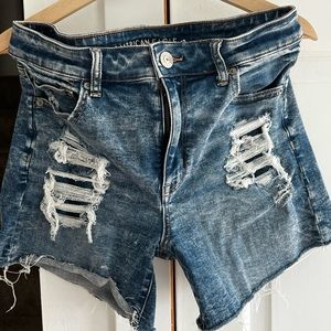 AE distressed shorts